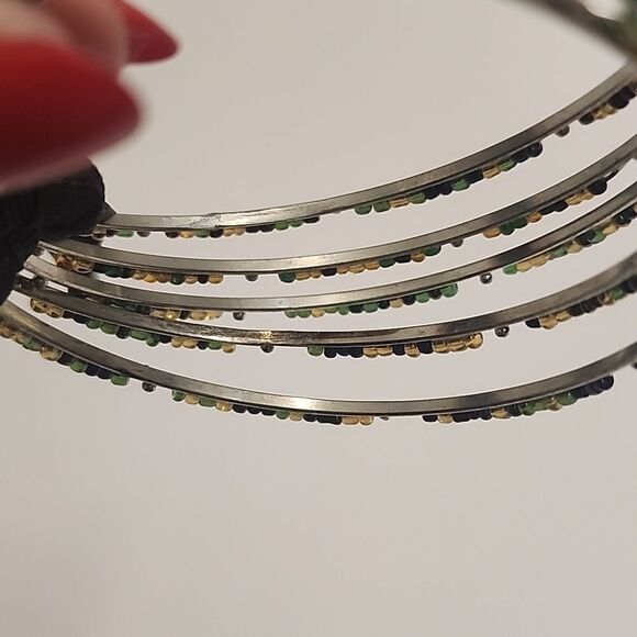 Beaded Bangle Bracelets - Picture 3 of 3